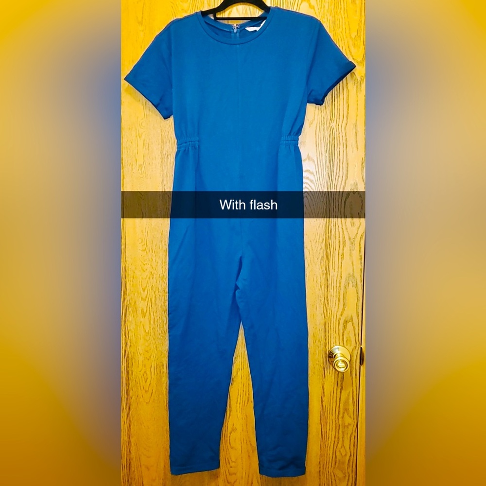 The Nines by HATCH BLue FRENCH TERRY Maternity Jumpsuit Romper | NWT | Size: S - Picture 4 of 15